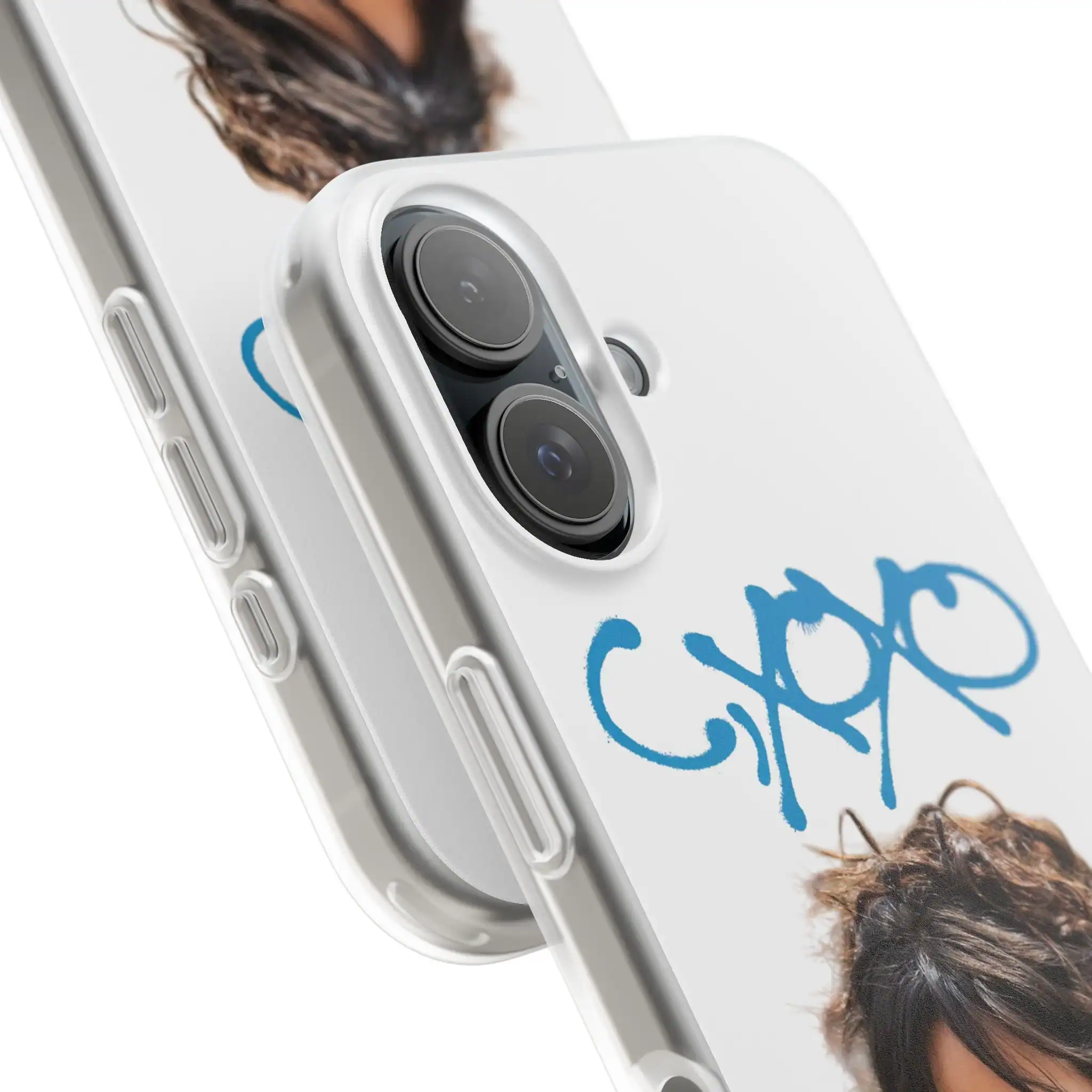 Camila Cabello inspired apparel with a custom phone case featuring her name and portrait.